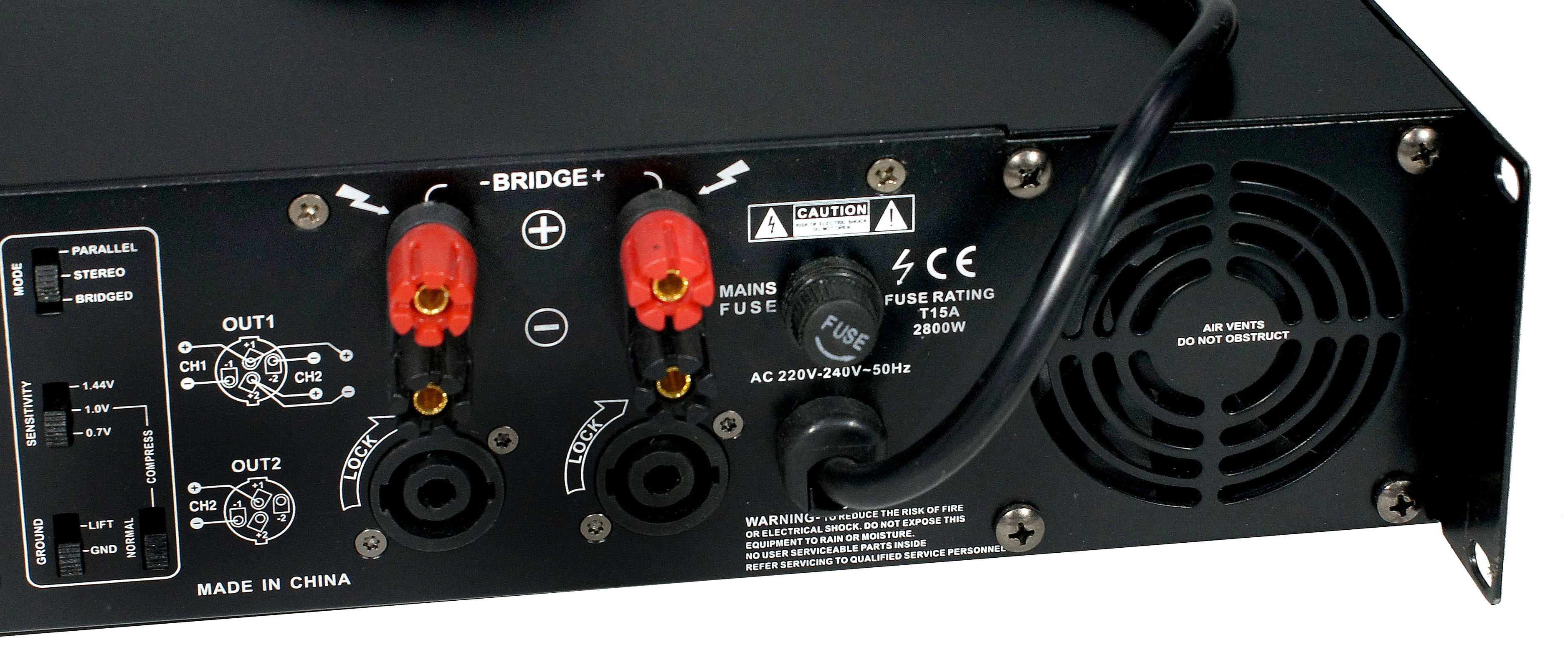 Изображение NORDFOLK NA1500 Усилитель мощности 2х310Вт/8Ом