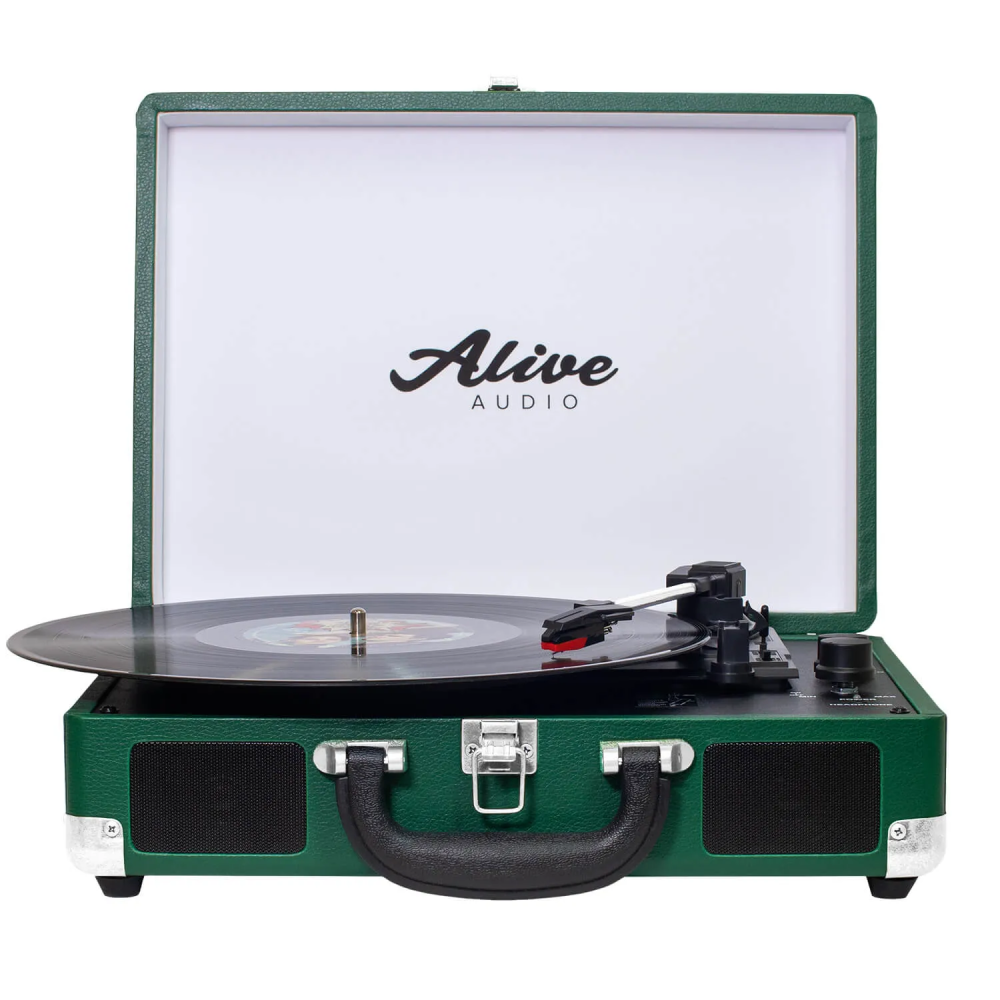 Изображение Alive Audio GLAM Pine Виниловый проигрыватель c Bluetooth