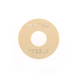 Изображение Musiclily MX1584CR-2 Накладка под переключатель Treble/Rhythm, 2шт, кремовая