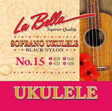 Изображение LA BELLA 15-black Струны для Укулеле