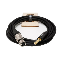 Изображение SHNOOR IC124-XFJM-10m Микрофонный кабель с разъёмами XLR(F)-Jack(M) mono 10м