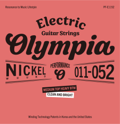 Изображение Olympia PFE1152 Performance Electric Guitar Strings 011-052 Струны для электрогитары Nickel Wound