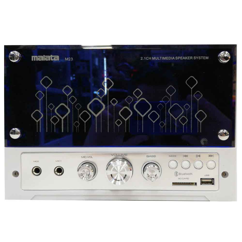 MALATA M23 Комплект сафвуфер + 2 колонки, bluetooth, USB Изображение MALATA M23 Комплект сафвуфер + 2 колонки, bluetooth, USB