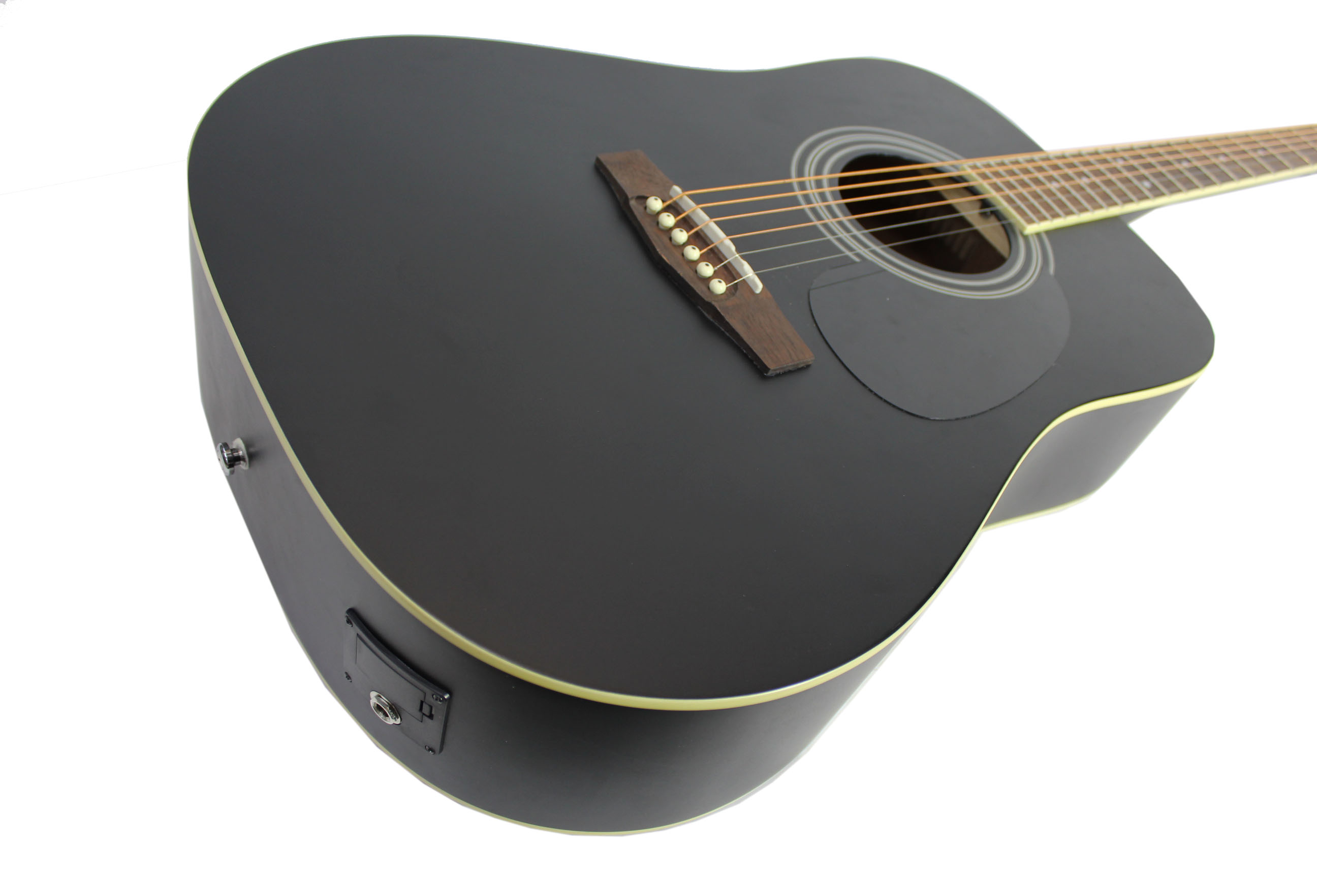 Изображение PARKWOOD W81E-BKS Электроакустическая гитара, черная + ЧЕХОЛ