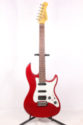 Изображение Elioth Stratocaster S305 Электрогитара б/у, s/n 112320353, HSS, Красный, Белый перламутровый пикгард
