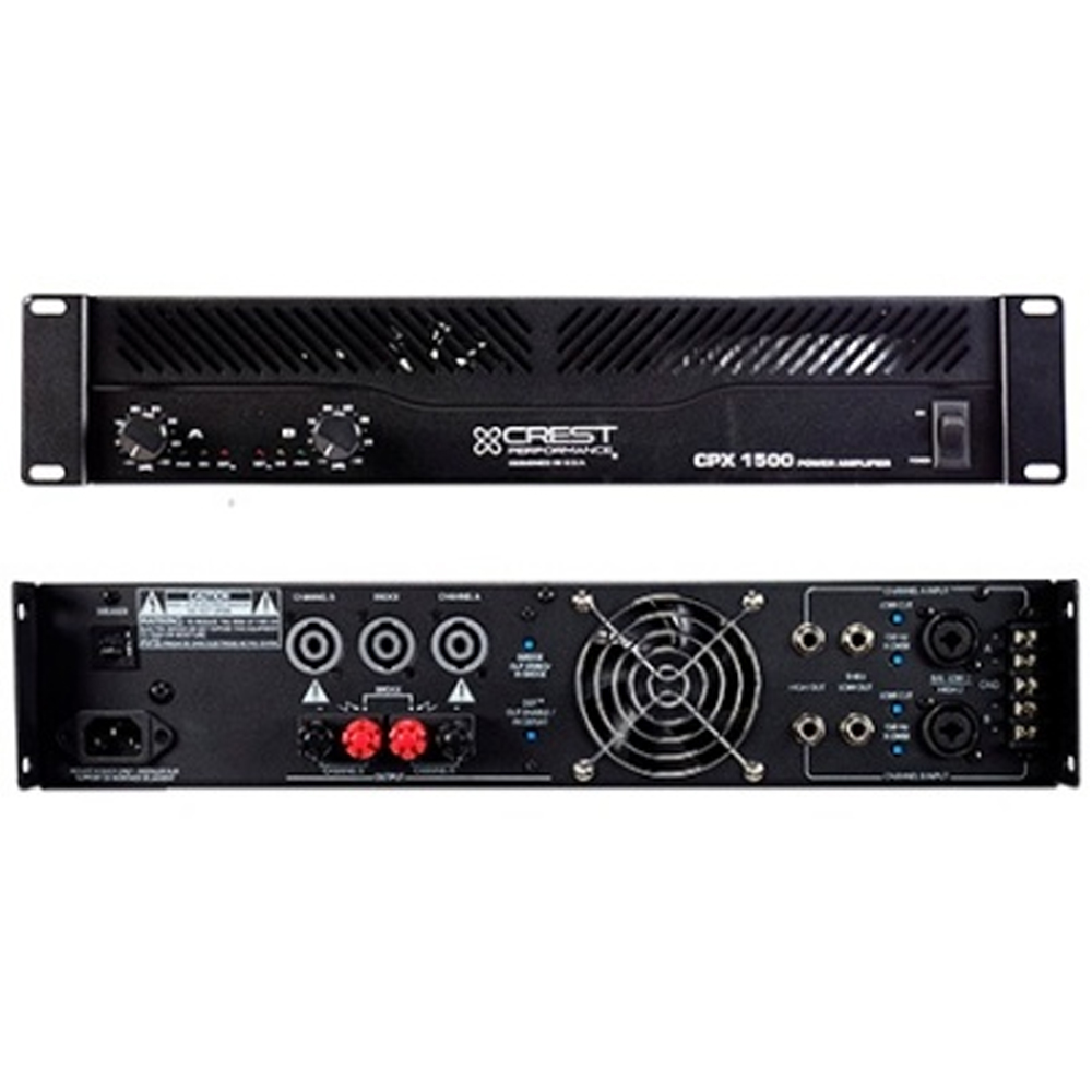 Изображение CREST AUDIO CPX1500 Усилитель мощности 2x300Вт/8Ом