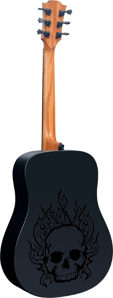 Изображение LAG GLA LE18-SK3D Акустическая гитара, Дредноут, цвет - черный