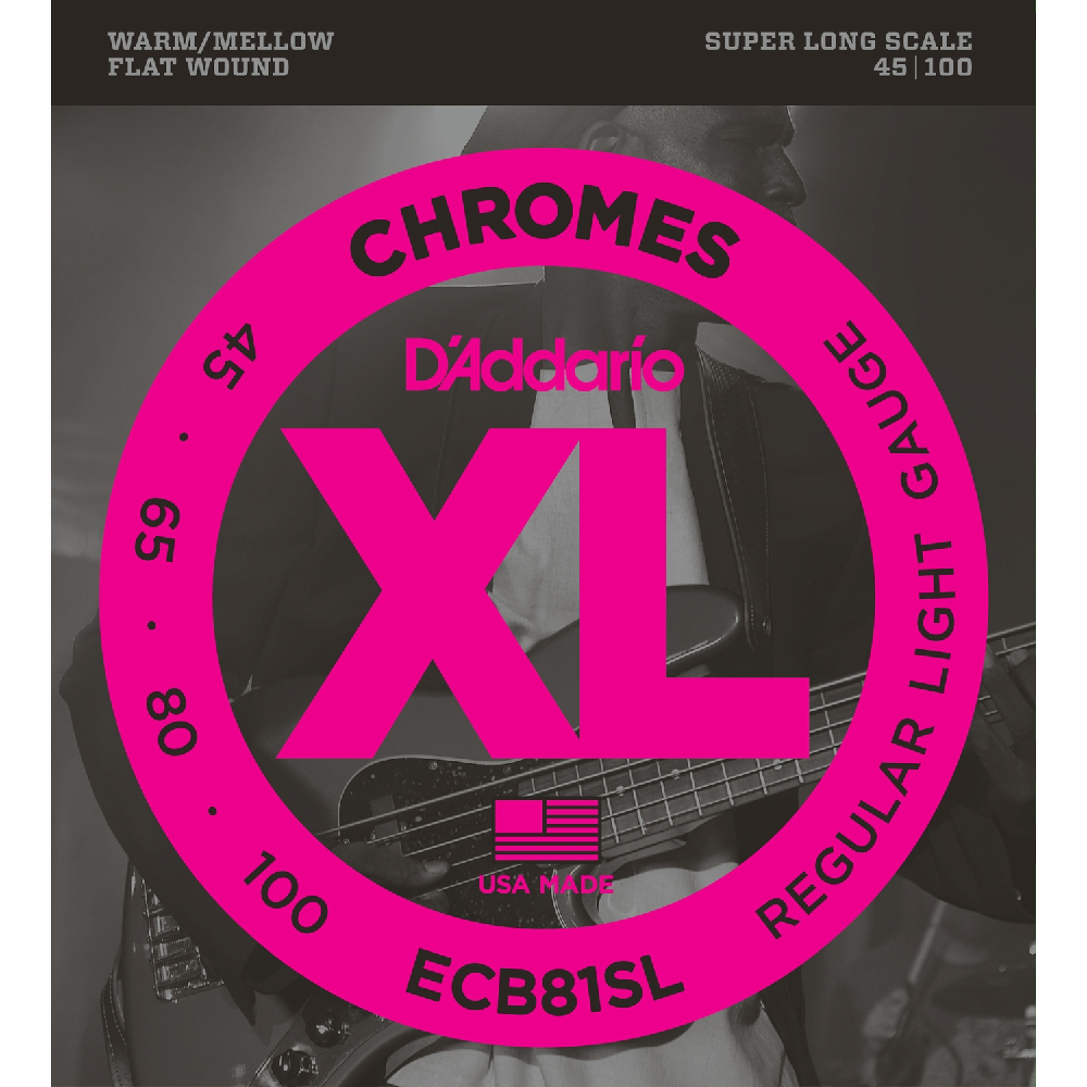D`ADDARIO ECB81SL 045-100 Струны для бас-гитары Изображение D`ADDARIO ECB81SL 045-100 Струны для бас-гитары