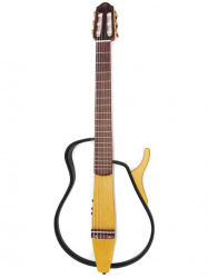 Изображение YAMAHA SLG-100NW Сайлент гитара Б\У, натурального цвета нейлоновые струны + чехол