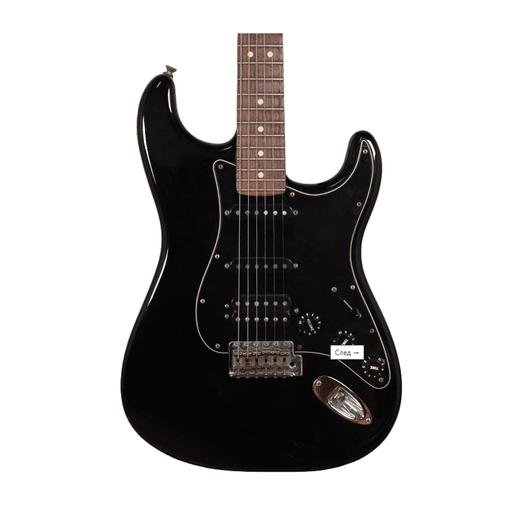 Изображение FENDER USA SPECIAL STRATOCASTER 2010 Электрогитара  б/у, HSS, s/n US10088043, черный, черный пикгард