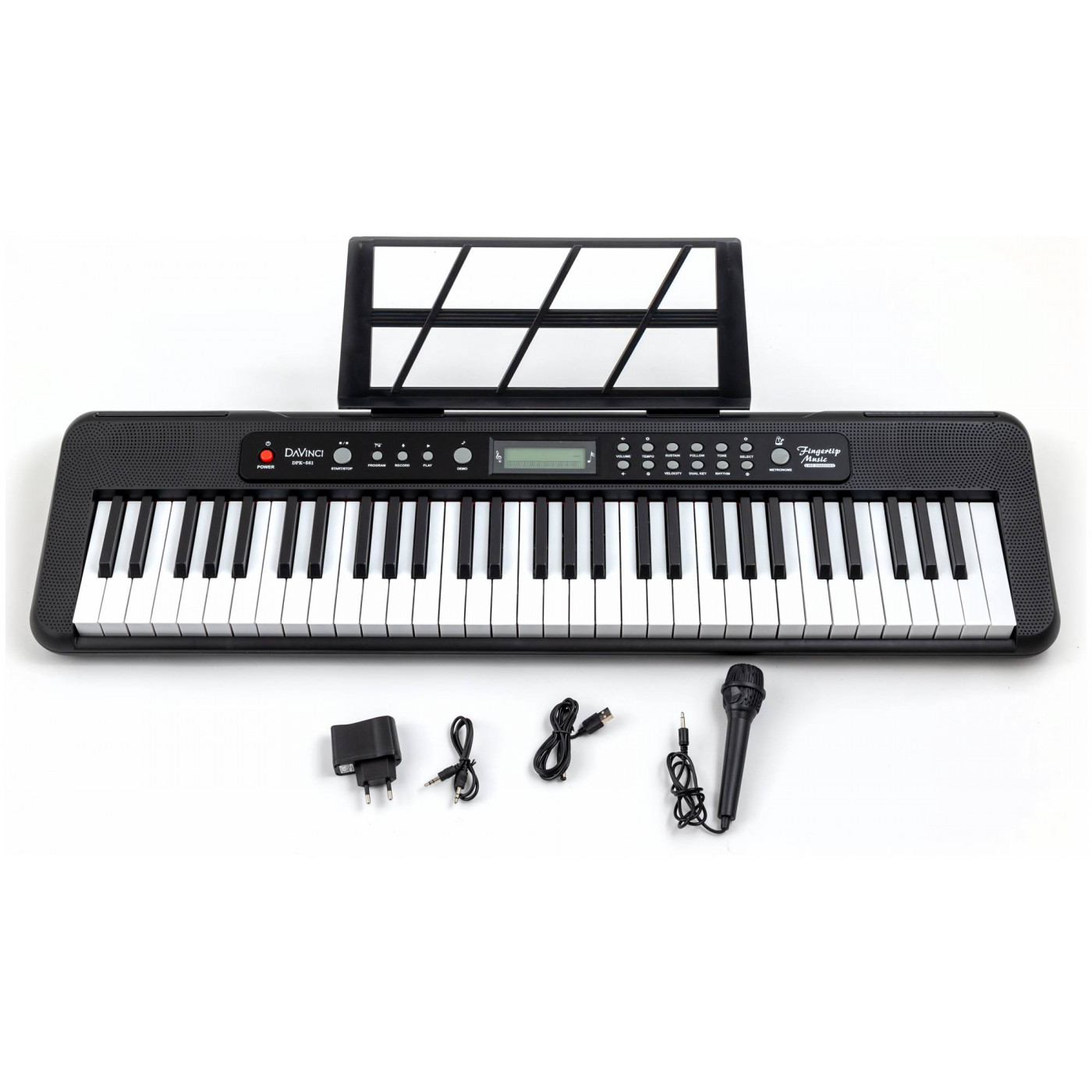 Изображение DAVINCHI DLK-561 BK Синтезатор 61 клавиша