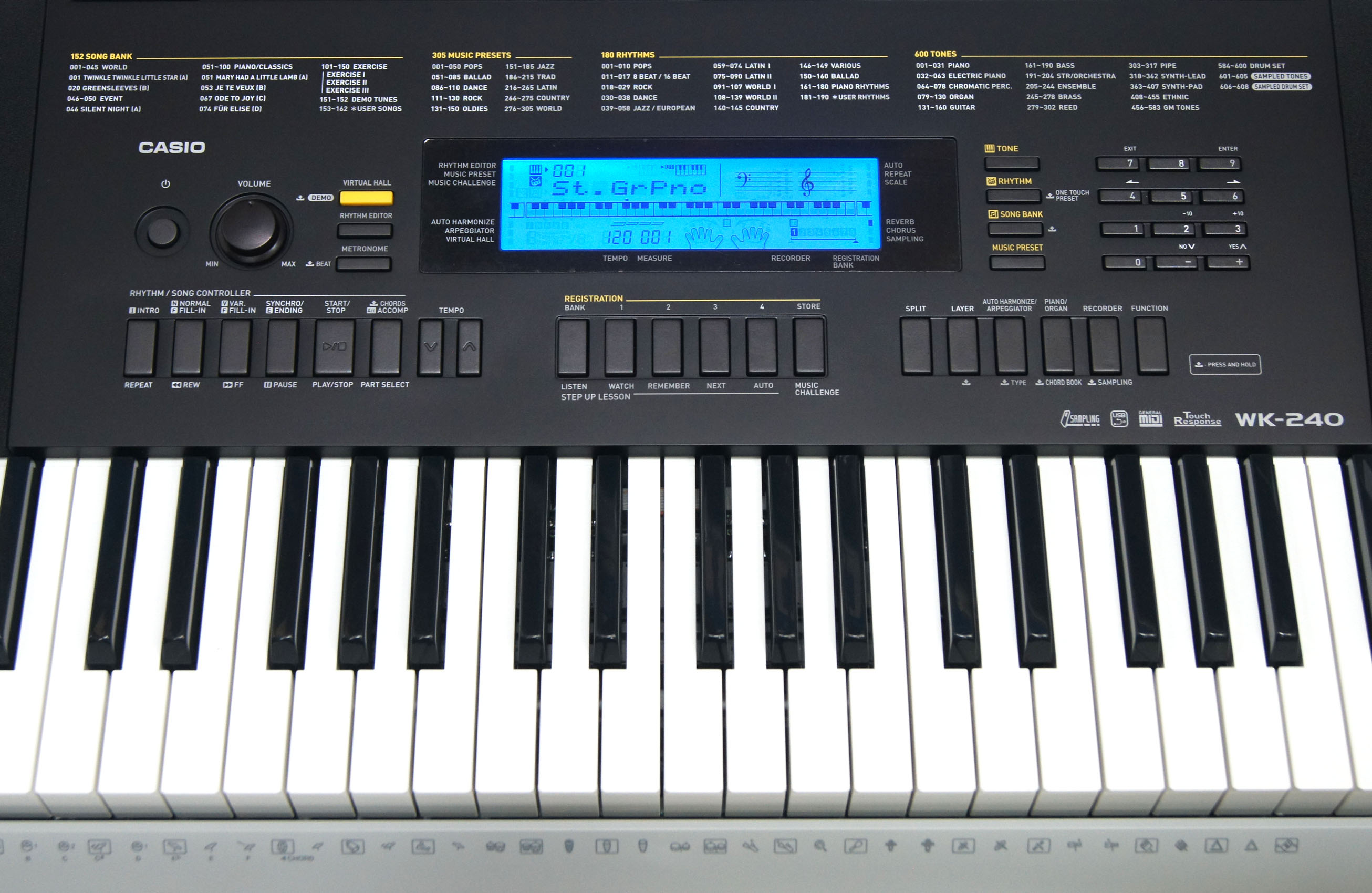 Изображение CASIO WK-240 Синтезатор