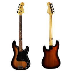 Изображение BIRT EXTRA VERSION PRECISION BASS Бас-гитара Б/У, санберст,  Сделано в Японии 