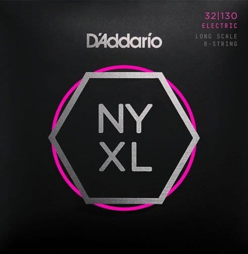 Изображение D`ADDARIO NYXL32130 Струны для 6-струнной бас-гитары, 032-130