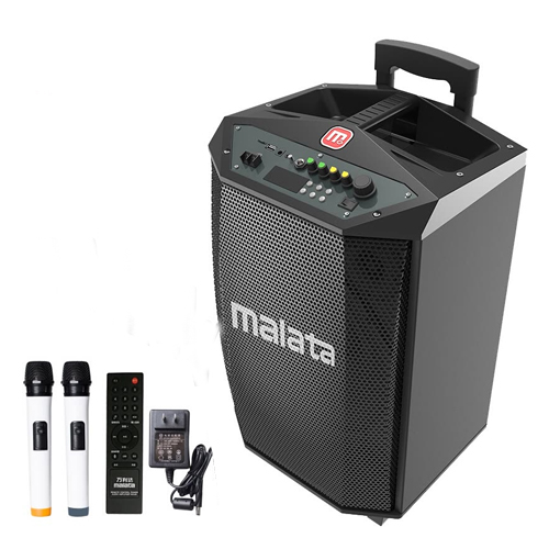 MALATA L-12 9017A Активная акустическая система 12" 100 W + 2 радиомикрофона + блок питания Изображение MALATA L-12 9017A Активная акустическая система 12" 100 W + 2 радиомикрофона + блок питания