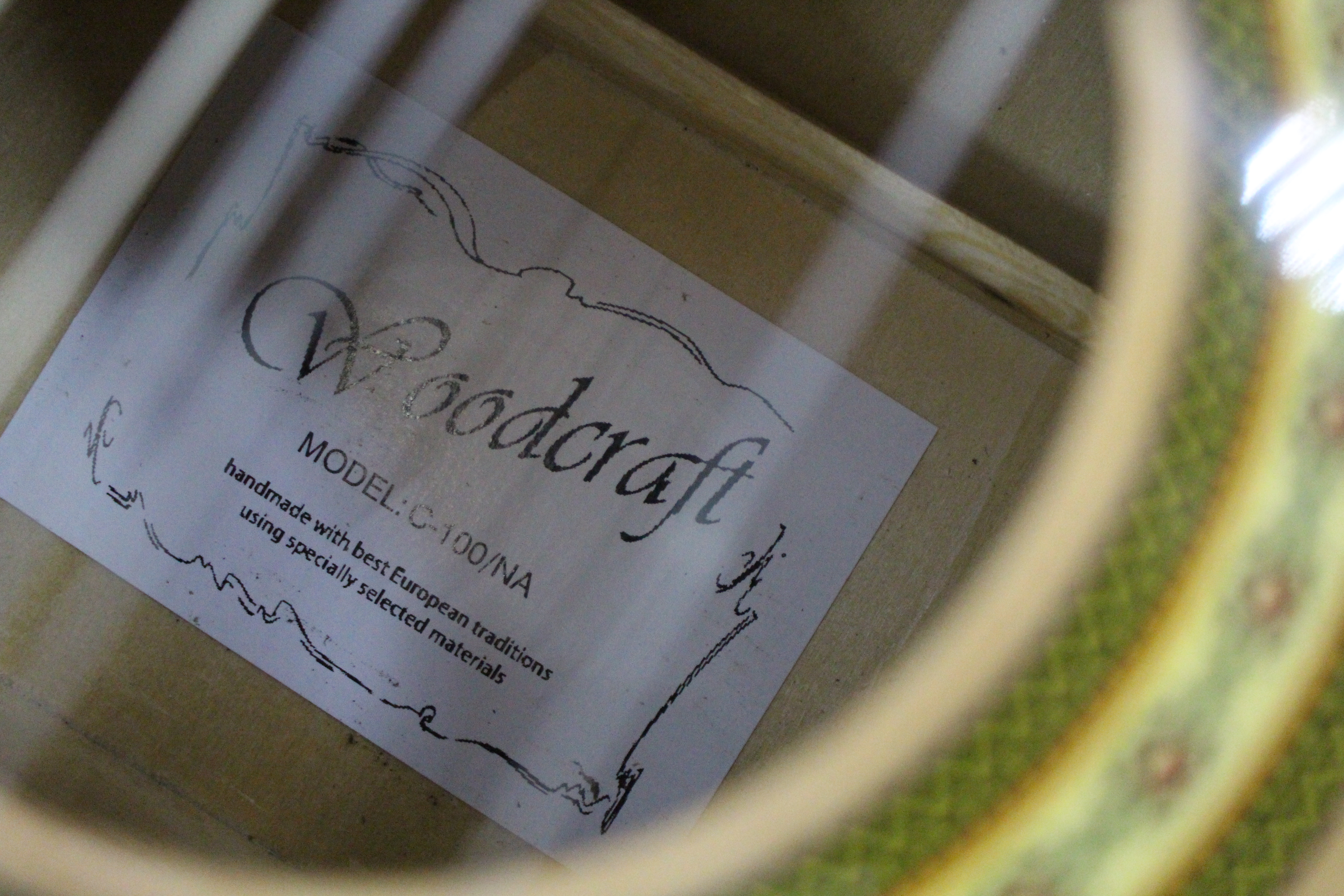 Изображение WOODCRAFT C-100/NA Гитара классическая размер 4/4 