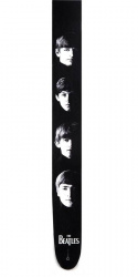 Изображение D`ADDARIO 25LB01 гитарный ремень, искусственная кожа, серия Beatles, рисунок Meet the Beatles