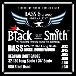 BLACKSMITH AEB321306 Струны для бас-гитары 6-стр. Изображение BLACKSMITH AEB321306 Струны для бас-гитары 6-стр.