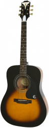 Изображение EPIPHONE PRO-1 Acoustic Vintage Sunburst акустическая гитара, цвет санбёрст