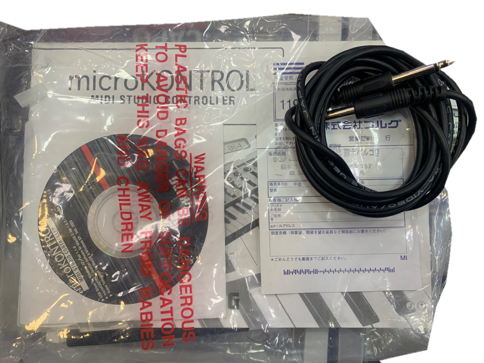 Изображение KORG microKONTROL MC-1 миди-клавиатура Б/У, 37 клавиш, 8 регуляторов, 8 слайдеров