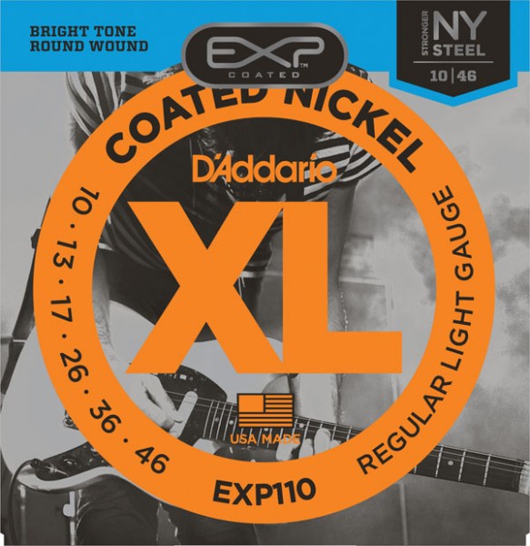 Изображение D`ADDARIO EXP110 010-046 Струны для электрогитары 