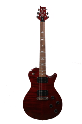 Изображение PRS SE245 Электрогитара б/у, s/n L08565, HH, темно-красный Black Cherry, волнистый клен