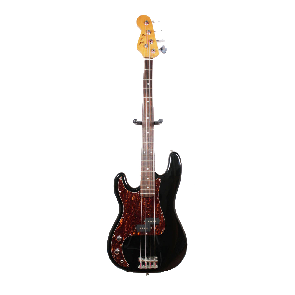 Изображение PhotoGenic Precision Bass LeftHanded Бас-гитара б/у Леворукая, Черный, Черепаховый пикгард
