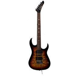 Изображение B.C.Rich Superstrat Электрогитара б/у, s/n 0125128, HSH, Sunburst, пламенный клен, фурнитура хром