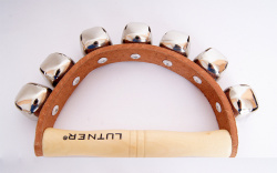 Изображение Fleet FLT-RT7R Колокольчики (7 шт.) на ручке полукруг на кожаном ремешке