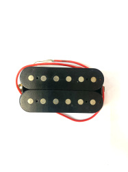 Изображение SAMSHIN Звукосниматель для электрогитары хамбакер, черный, красный провод, подкладка
