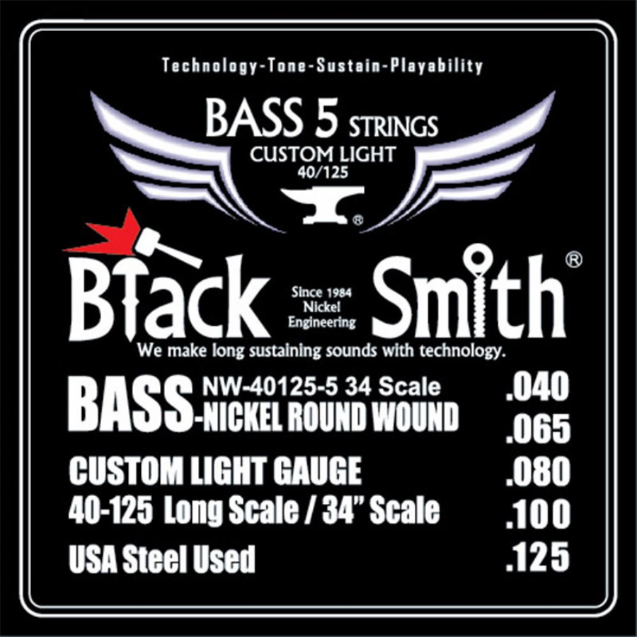 Изображение BLACKSMITH NW-45135-5 Струны для бас-гитары 5-стр.