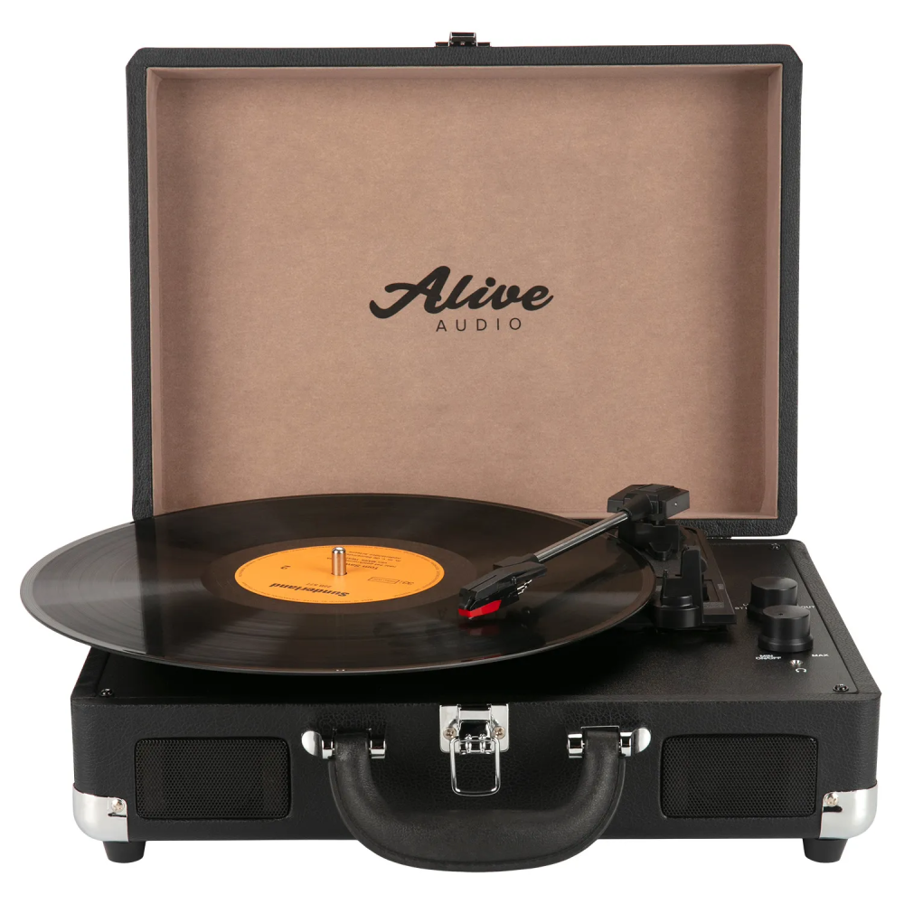 Alive Audio VIBE Black Виниловый проигрыватель c Bluetooth Изображение Alive Audio VIBE Black Виниловый проигрыватель c Bluetooth