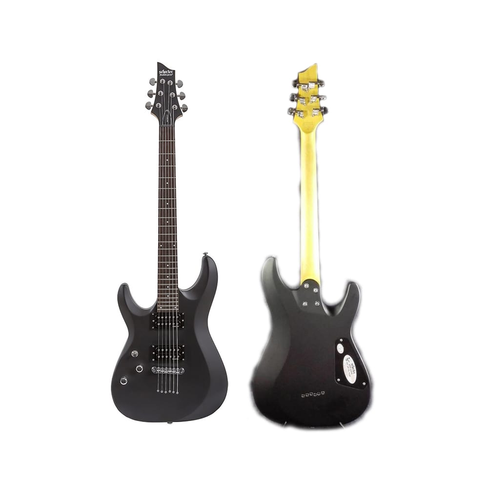 Изображение SCHECTER C-6 DELUXE Электрогитара Б\У, s\n:IW17020319, H-H, леворукая, черная матовая