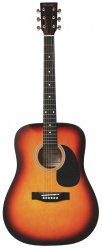 Изображение CARAYA F600-BS Акустическая гитара, санберст