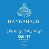 Изображение HANNABACH 800HT Струны для классической гитары, Blue Silver Plated, Высокое натяжение