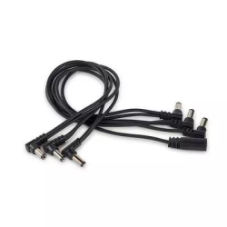 Изображение Rockboard FLAT DAISY CHAIN DC6 A Разветвитель 9В питания пассивный (кабель) 1 на 6, угловой