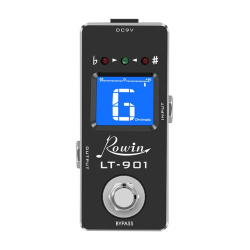 Изображение Rowin LT-901 Chromatic Mini Pedal Tuner Педаль гитарная Тюнер Хроматический, Черная