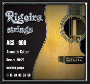 Изображение RIGEIRA AGS-900 Струны для акустической гитары 011