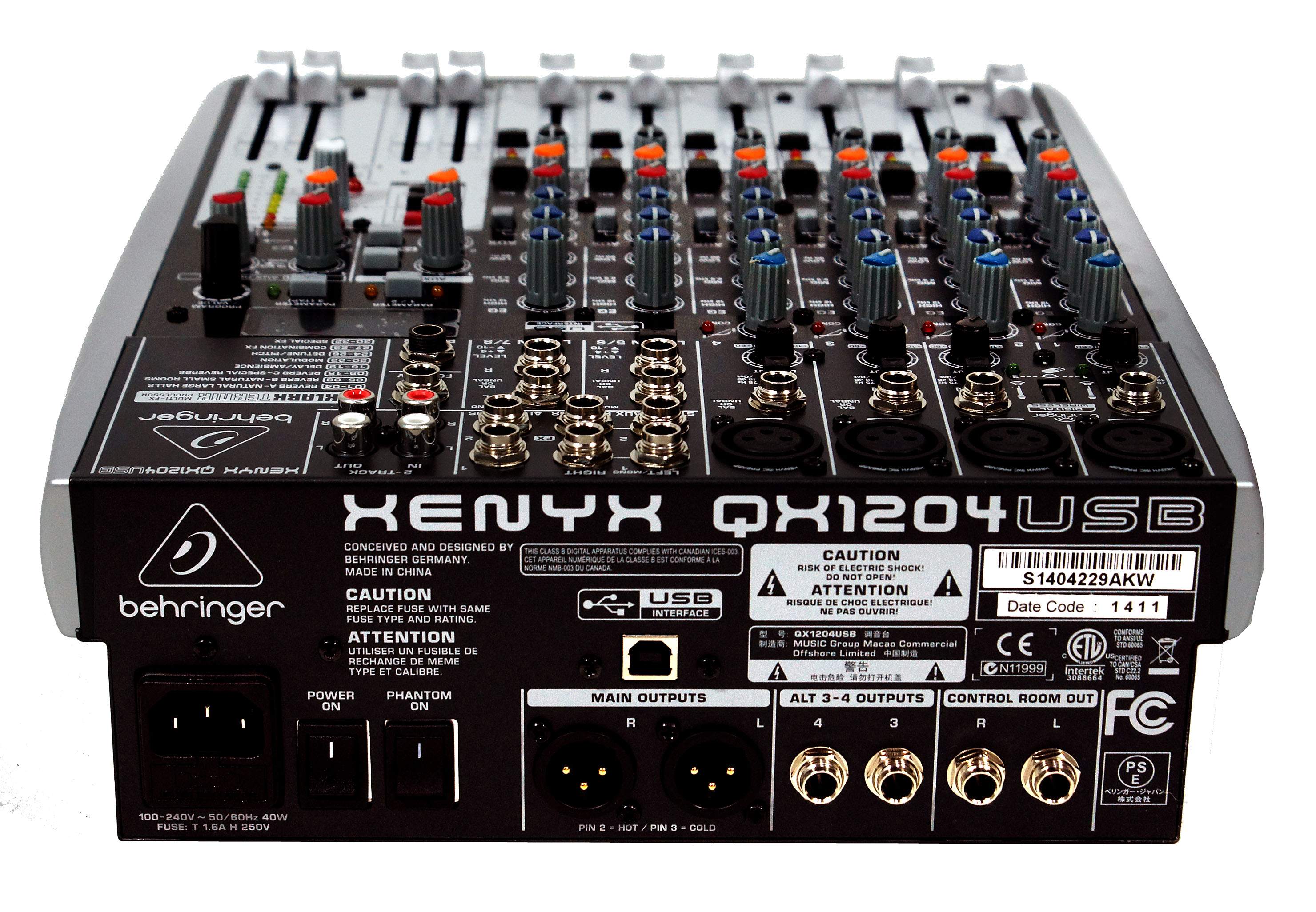 Изображение BEHRINGER XENYX QX1204USB Микшерный пульт