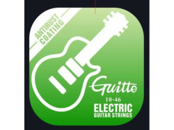 Изображение Guitto GSE-010 Комплект струн для электрогитары 010-046, с покрытием