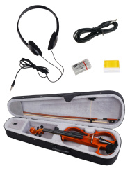 Изображение Foix HVE/HVE-06B Электроскрипка, с футляром и смычком