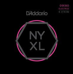 Изображение D'ADDARIO NYXL0980 струны для 8-струнной электрогитары 009-080, Light