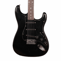 Изображение Squire Stratocaster by Fender CST-30 Japan Электрогита Б/У s/n E660607, 1980е, SSS, черный