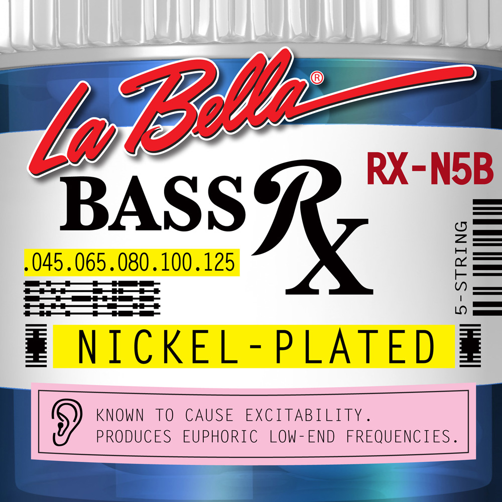 Изображение LABELLA RX-N5B RX Струны для 5-струнной бас-гитары 045-125