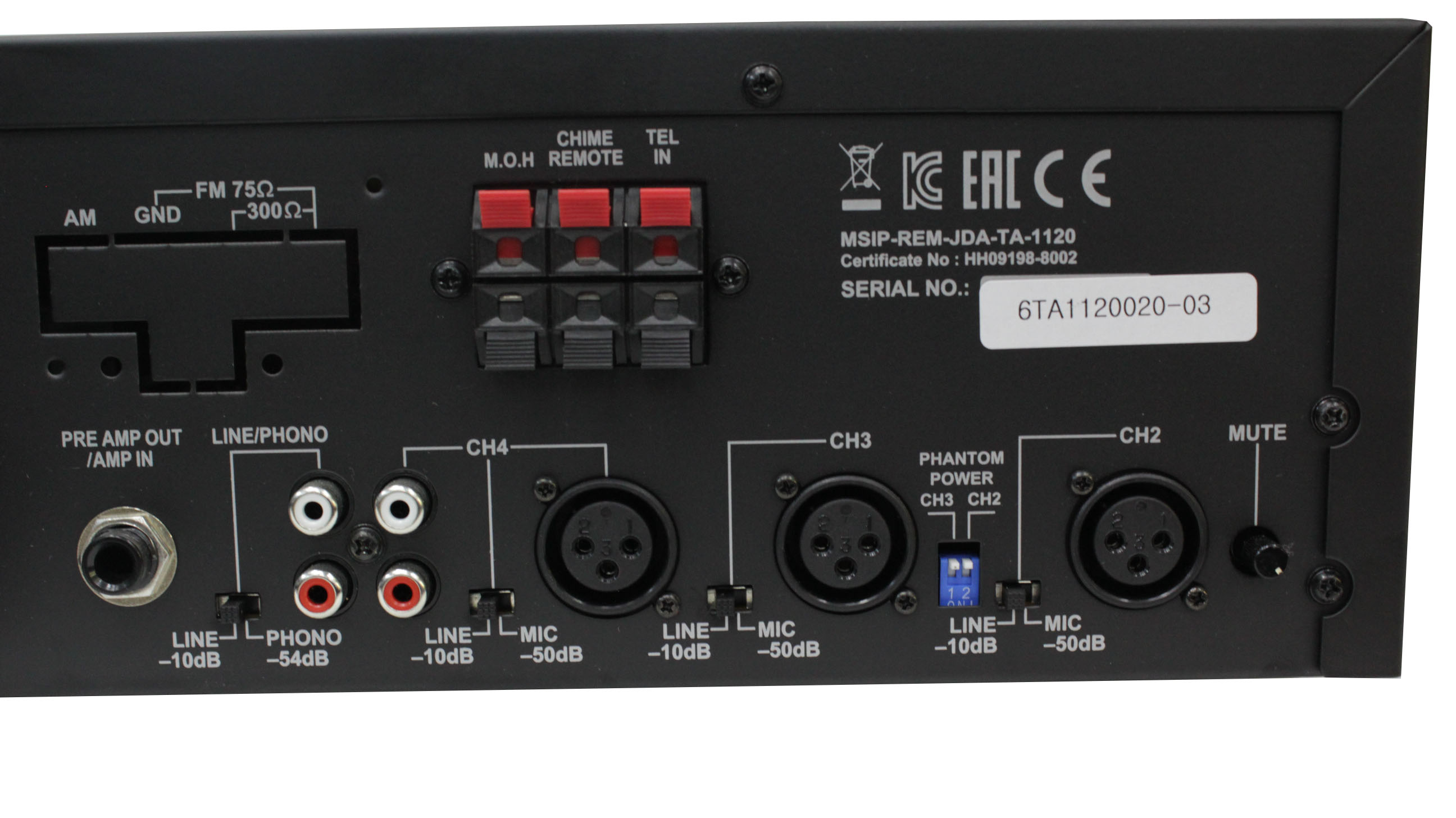 Изображение JDM TA1120 Усилитель трансляционный