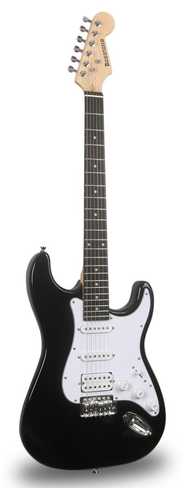 Изображение Bosstone SG-04 BK+Bag Гитара электрическая, 6 струн; цвет черный