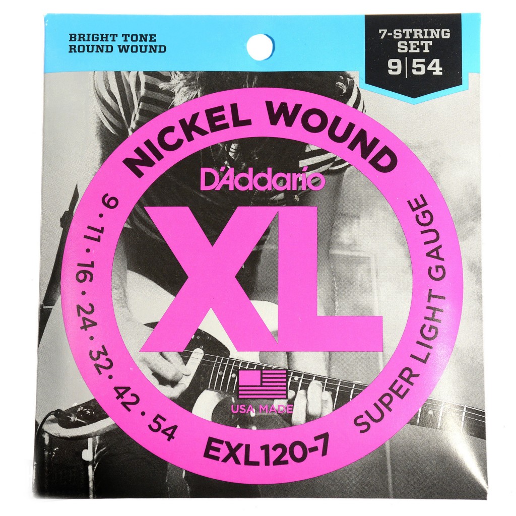 Изображение D`ADDARIO EXL120-7 009-054 Струны для 7-струнной электрогитары