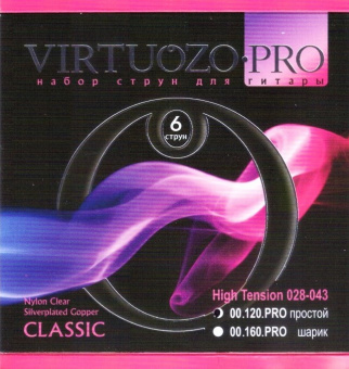 Изображение VIRTUOZO 00120 PRO Струны для классической гитары