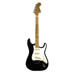Изображение Vision Stratocaster, SSS, черный, белый пикгард, тремоло