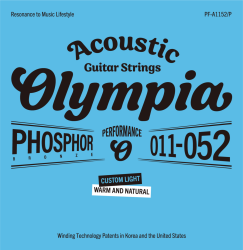 Изображение Olympia PFA1152/P Performance Acoustic Guitar Strings 011-052 Струны для акустической гитары, фосфор